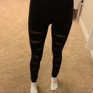 Lululemon Wunder Under Mesh Leggings